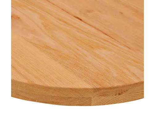 Lauaplaat, Helepruun, 120 X 60 X 4 cm Tammepuit Ovaalne