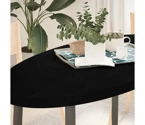 Lauaplaat, Tumepruun, 120 X 60 X 4 cm Tammepuit Ovaalne