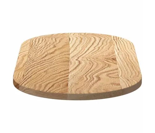 Lauaplaat 80X40X2 Cm Täispuidust Tamm Ovaalne