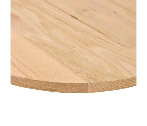 Galda Virsma, 140X60X2 Cm, Ozola Masīvkoks, Ovāls Vidaxl