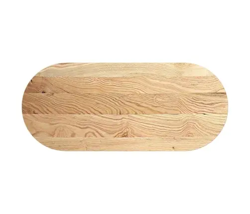 Lauaplaat, 140 X 60 X 4 cm Tammepuit Ovaalne