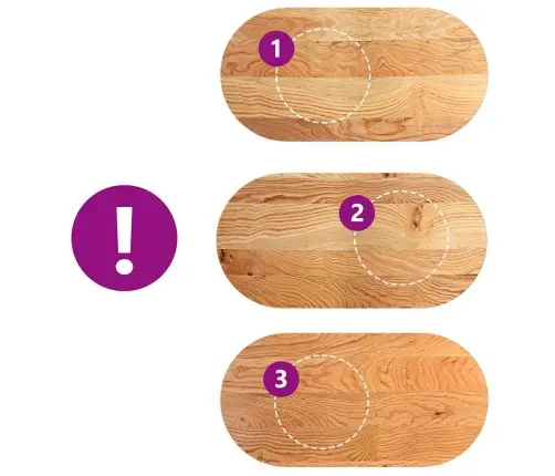 Lauaplaat, Helepruun, 100 X 50 X 2 cm Tammepuit Ovaalne