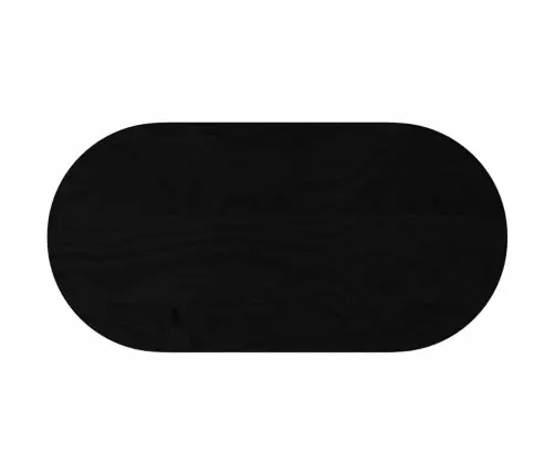 Lauaplaat, Tumepruun, 80 X 40 X 2 cm Tammepuit Ovaalne