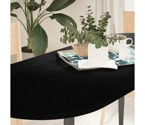 Stalviršis, Tamsiai Rudas, 140X60X2 cm Ąžuolo Masyvas, Ovalo