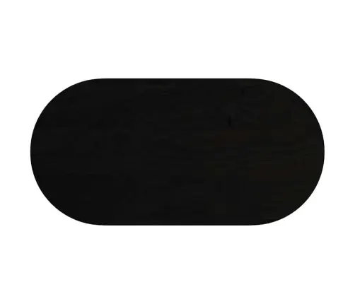 Lauaplaat, Tumepruun, 100 X 50 X 4 cm Tammepuit Ovaalne