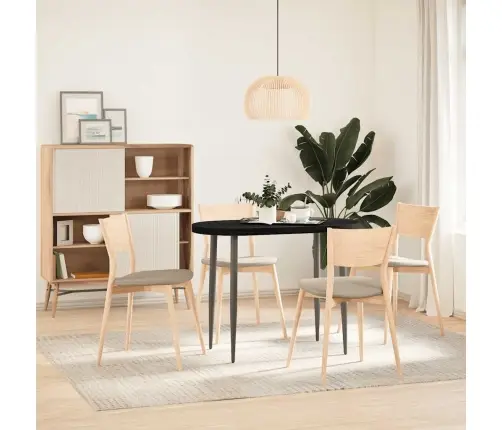 Lauaplaat, Tumepruun, 100 X 50 X 4 cm Tammepuit Ovaalne