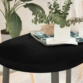 Stalviršis, Tamsiai Rudas, 100X50X4 cm Ąžuolo Masyvas, Ovalo