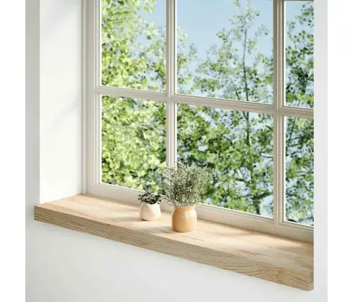 Palodzes 2 Gb., Neapstrādāts, 70X20X2 Cm, Ozola Masīvkoks Vidaxl