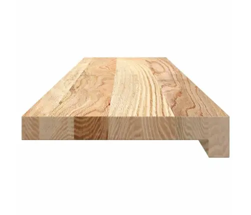 Palodzes 2 Gb., Neapstrādāts, 90X20X2 Cm, Ozola Masīvkoks Vidaxl