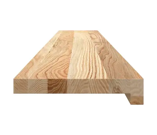 Palodzes 2 Gb., Neapstrādāts, 120X20X2 Cm, Ozola Masīvkoks Vidaxl