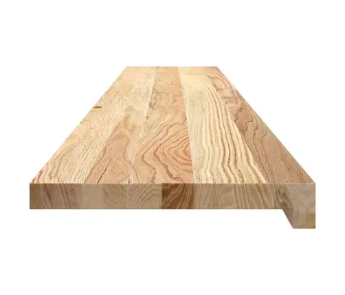 Palodzes 2 Gb., Neapstrādāts, 140X30X2 Cm, Ozola Masīvkoks Vidaxl