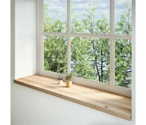 Palodzes 2 Gb., Neapstrādāts, 160X40X2 Cm, Ozola Masīvkoks Vidaxl