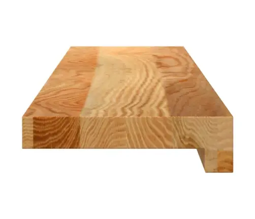 Palodzes 2 Gb., Gaiši Brūns, 70X15X2 Cm, Ozola Masīvkoks Vidaxl