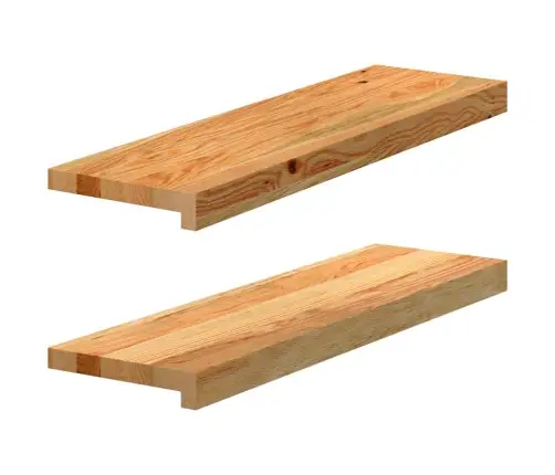 Aknalauad 2 Tk, Helepruun, 70 X 20 X 2 cm Toekas Tammepuit