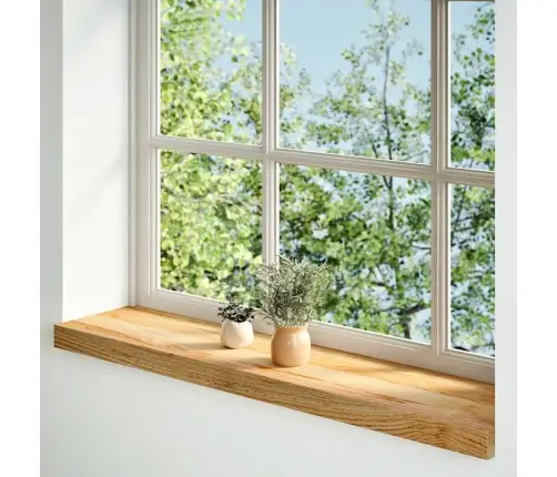 Aknalauad 2 Tk, Helepruun, 70 X 20 X 2 cm Toekas Tammepuit