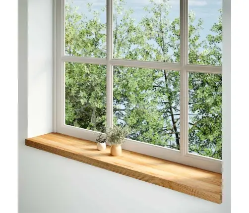 Palangės, 2 Vnt, Šviesiai Rudos, 140X25X2 cm Ąžuolo Medienos