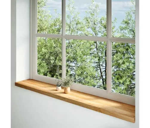 Aknalauad 2 Tk, Helepruun, 160 X 25 X 2 cm Toekas Tammepuit