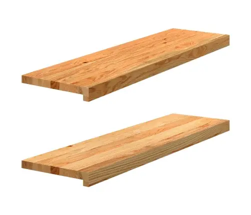 Aknalauad 2 Tk, Helepruun, 90 X 30 X 2 cm Toekas Tammepuit