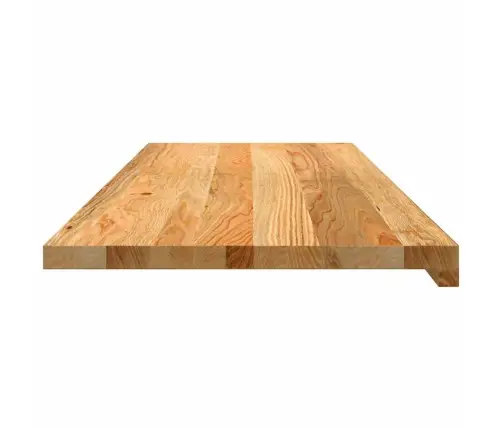 Palodzes 2 Gb., Gaiši Brūns, 110X40X2 Cm, Ozola Masīvkoks Vidaxl