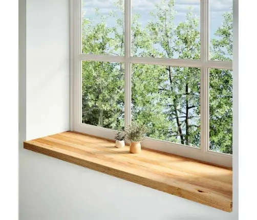 Palangės, 2 Vnt, Šviesiai Rudos, 140X40X2 cm Ąžuolo Medienos