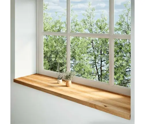 Aknalauad 2 Tk, Helepruun, 160 X 40 X 2 cm Toekas Tammepuit