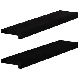 Palodzes 2 Gb., Tumši Brūns, 70X15X2 Cm, Ozola Masīvkoks Vidaxl Palodzes 2 Gb., Tumši Brūns, 70X15X2 Cm, Ozola Masīvkoks Vidaxl