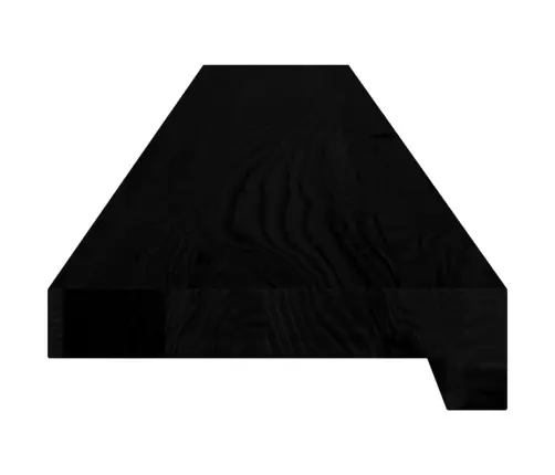 Palangės, 2 Vnt, Tamsiai Rudos, 120X15X2 cm Ąžuolo Medienos