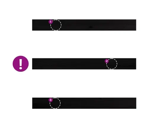 Palangės, 2 Vnt, Tamsiai Rudos, 140X15X2 cm Ąžuolo Medienos