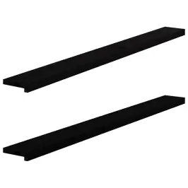 Palodzes 2 Gb., Tumši Brūns, 160X15X2 Cm, Ozola Masīvkoks Vidaxl