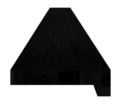 Palodzes 2 Gb., Tumši Brūns, 160X15X2 Cm, Ozola Masīvkoks Vidaxl