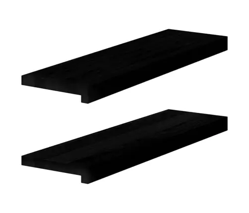 Palodzes 2 Gb., Tumši Brūns, 70X20X2 Cm, Ozola Masīvkoks Vidaxl