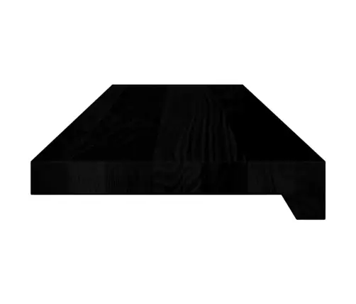 Aknalauad 2 Tk, Tumepruun, 80 X 20 X 2 cm Toekas Tammepuit