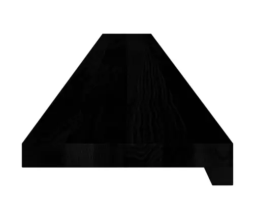 Aknalauad 2 Tk, Tumepruun, 160 X 20 X 2 cm Toekas Tammepuit