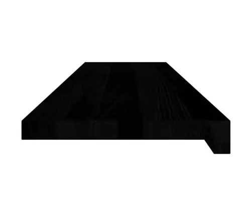 Palodzes 2 Gb., Tumši Brūns, 100X25X2 Cm, Ozola Masīvkoks Vidaxl