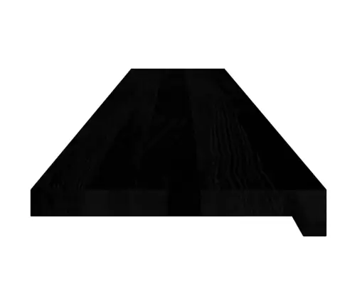 Palodzes 2 Gb., Tumši Brūns, 140X30X2 Cm, Ozola Masīvkoks Vidaxl