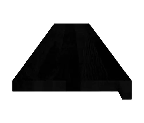 Palangės, 2 Vnt, Tamsiai Rudos, 160X30X2 cm Ąžuolo Medienos