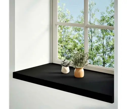 Palodzes 2 Gb., Tumši Brūns, 80X40X2 Cm, Ozola Masīvkoks Vidaxl