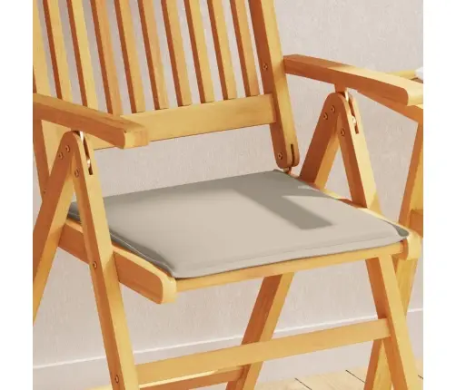 Sodo Sėdynių Pagalvėlės, 2Vnt., Taupe, 45X45X2cm Kvadratinės