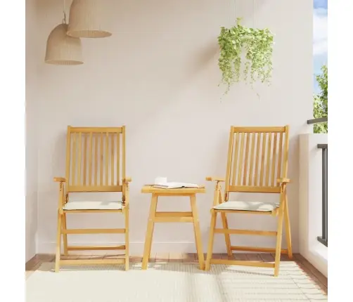 Aiatooli Pehmendused 2 Tk, Kreemjas, 45X45X2 cm Kandiline