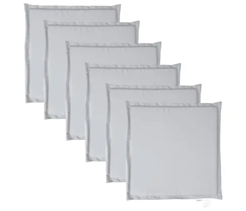 Aiatooli Pehmendused 6 Tk, Helehall, 45X45X2 cm Kandiline