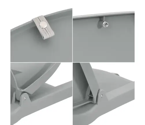 Valties Sėdynės Rinkinys, 2 Dalių, Pilkas, 48X51X41Cm