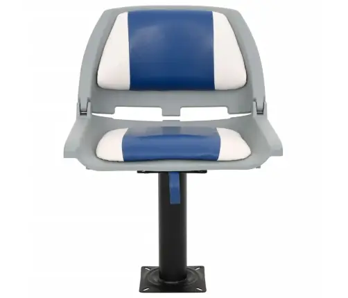 4-Osaline Kokkupandav Paadiiste, Sinine Ja Valge, 48X51X41 Cm