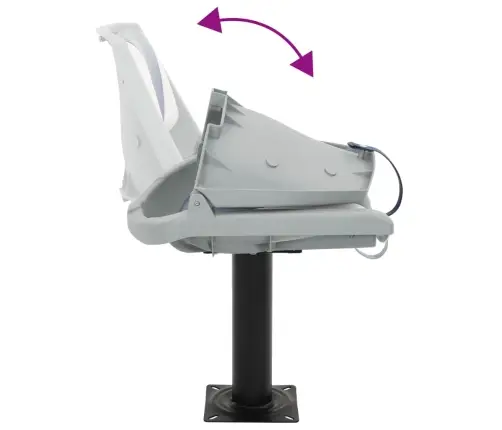 4-Osaline Kokkupandav Paadiiste, Sinine Ja Valge, 48X51X41 Cm