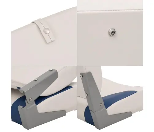 Sulankstoma Valties Sėdynė, 1 Komplektas, Mėlyna Ir Balta, 41X36X48 Cm