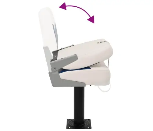 Sulankstoma Valties Sėdynė, 1 Komplektas, Mėlyna Ir Balta, 41X36X48 Cm