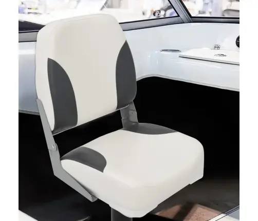 2-Daļīgs Salokāms Laivas Sēdeklis, Zema Atzveltne Vidaxl