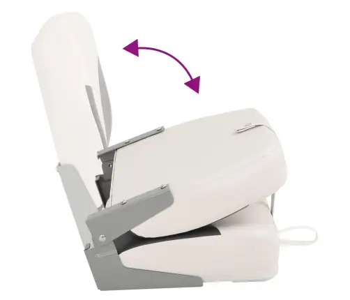 Salokāmi Laivas Sēdekļi, 2 Gab., Augsta Atzveltne, 41X36X48 Cm Vidaxl