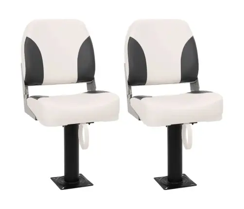 4-Daļīgs Salokāms Laivas Sēdeklis, Augsta Atzveltne Vidaxl