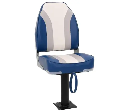 4-Daļīgs Salokāms Laivas Sēdeklis, Augsta Atzveltne Vidaxl