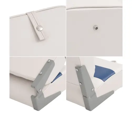 Salokāmi Laivas Sēdekļi, 2 Gab., Augsta Atzveltne, 44X38X55 Cm Vidaxl